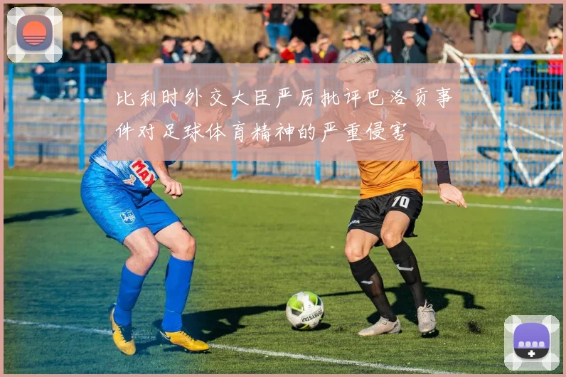 比利时外交大臣严厉批评巴洛贡事件对足球体育精神的严重侵害